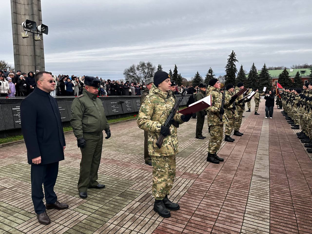 Новобранцы приняли присягу в Брестской крепости