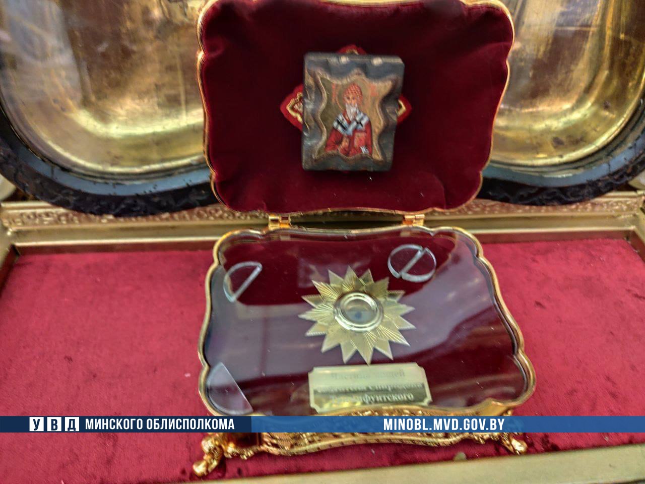 В белорусском храме украли ковчег с мощами