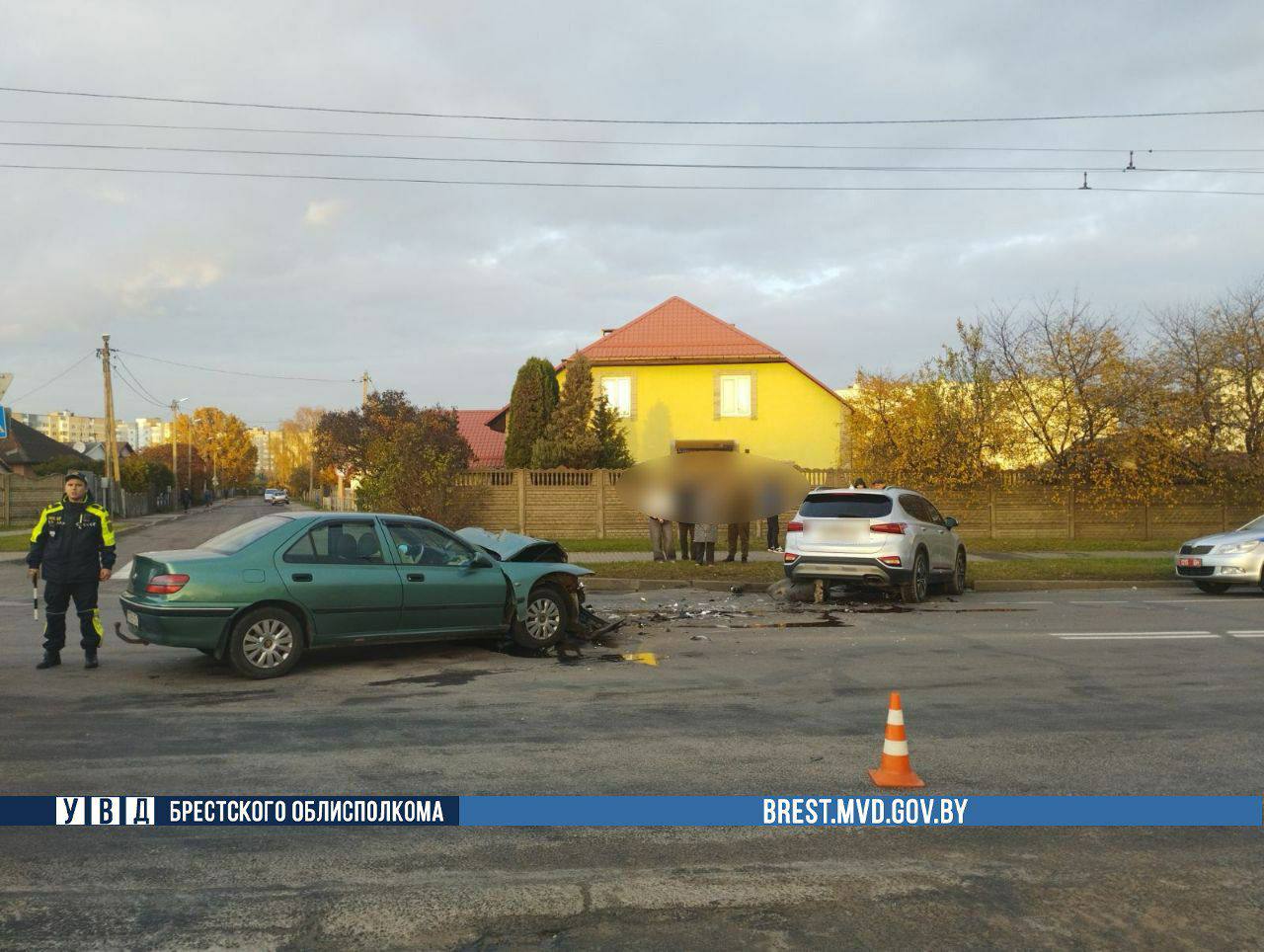 В ГАИ рассказали подробности ДТП на Ковалёвке в Бресте