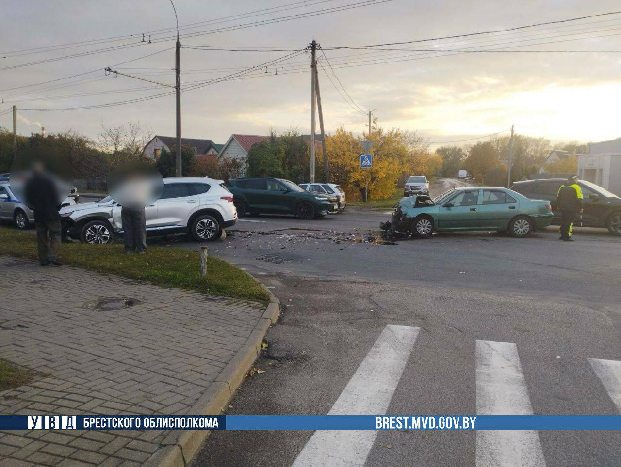 В ГАИ рассказали подробности ДТП на Ковалёвке в Бресте
