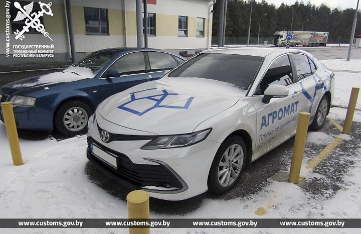 Брестские таможенники пресекли незаконный ввоз на территорию ЕАЭС авто TOYOTA CAMRY 2021 года выпуска