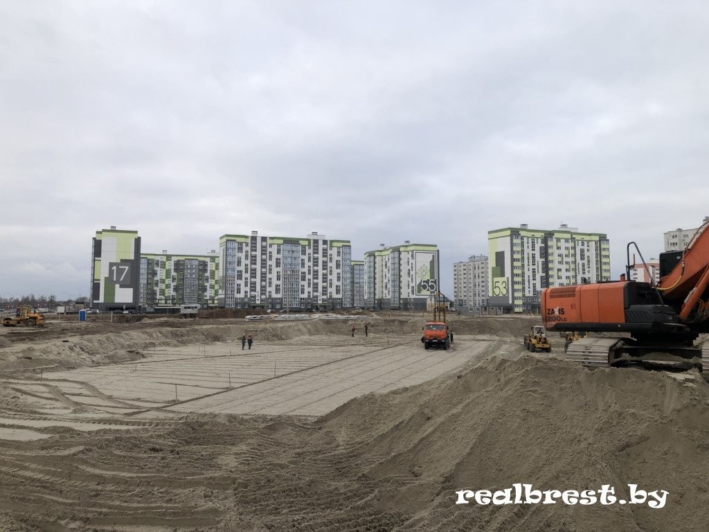 Детский сад на 350 мест строят в микрорайоне «ЮЗМР-5» в Бресте