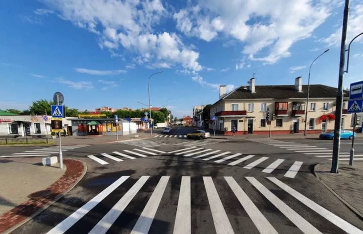 В Бресте внедряются инновации в организации дорожного движения для безопасности пешеходов