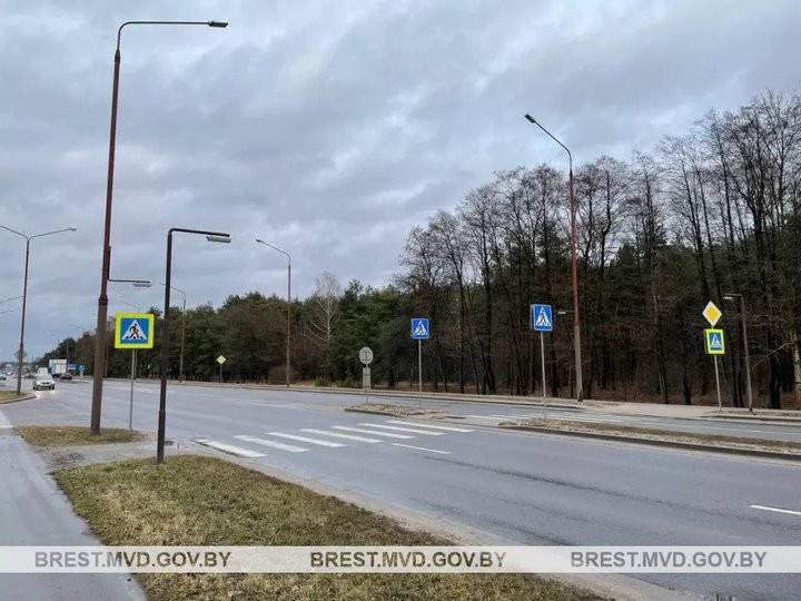 В Бресте внедряются инновации в организации дорожного движения для безопасности пешеходов