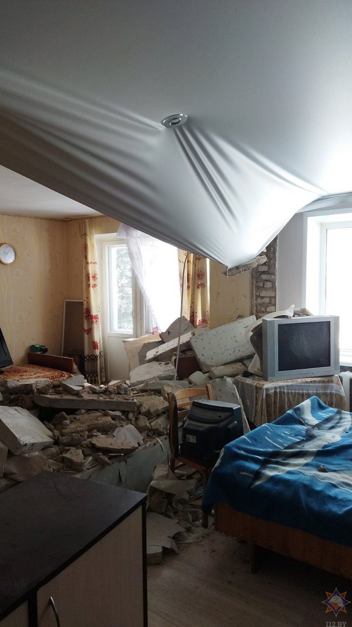 В Беларуси из-за взрыва самогонного аппарата обрушилась стена между квартирами