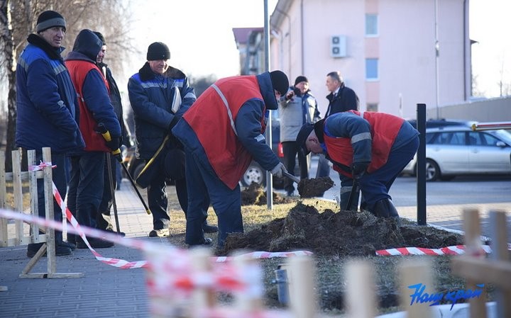 Порыв канализационного коллектора произошел в Барановичах