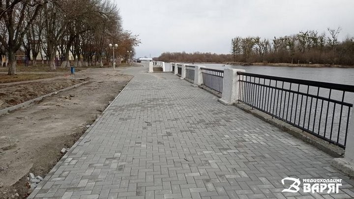 В Пинске реконструируют набережную