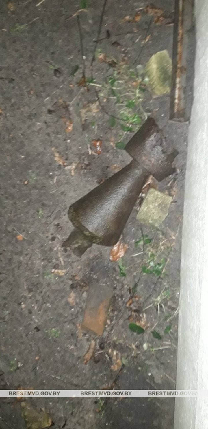 В Лунинецком районе обнаружены снаряды времен ВОВ