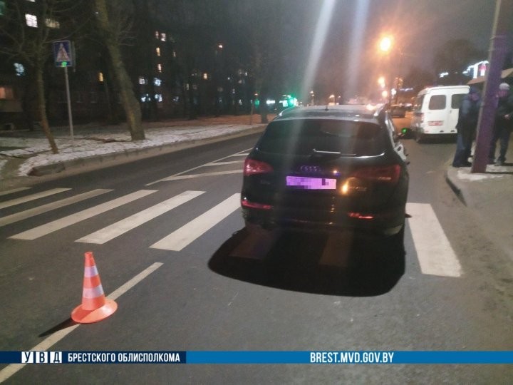 В Бресте водитель Audi сбил пенсионерку