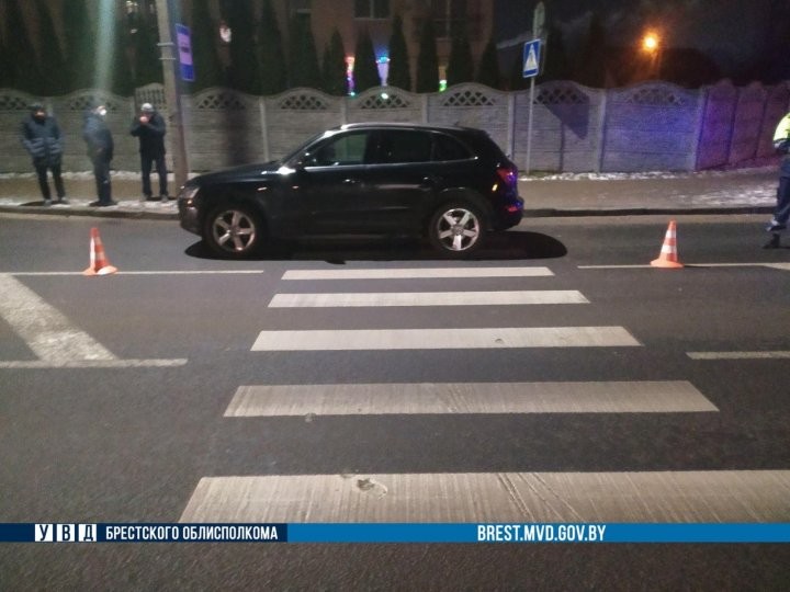 В Бресте водитель Audi сбил пенсионерку