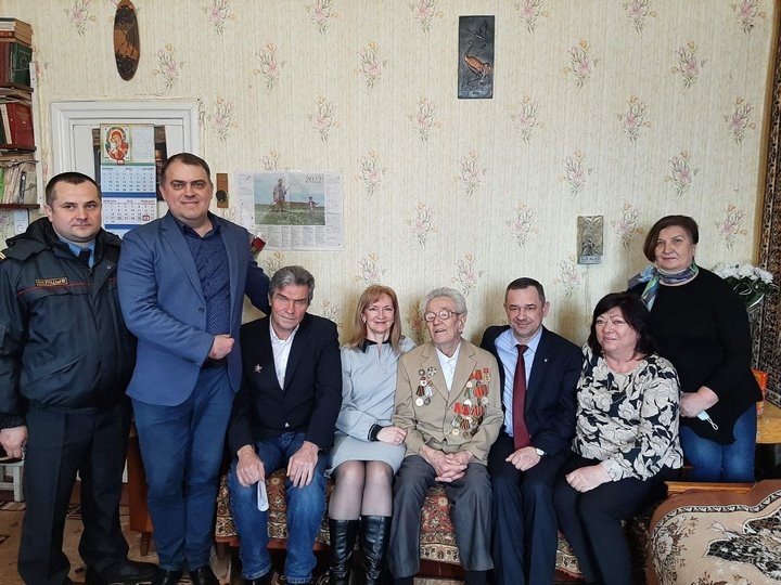 Брест. Ветеран Великой Отечественной войны Федор Фреюк перешагнул 100-летний рубеж