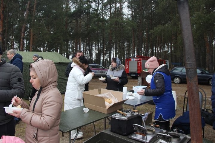 Крещенские купания на водоеме д. Мельники (Малоритский район)