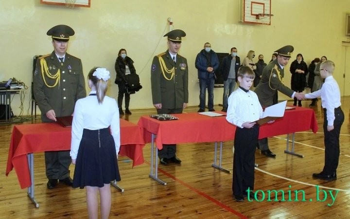 Полноправными учениками профильного класса МЧС стали пятиклассники брестской СШ № 16