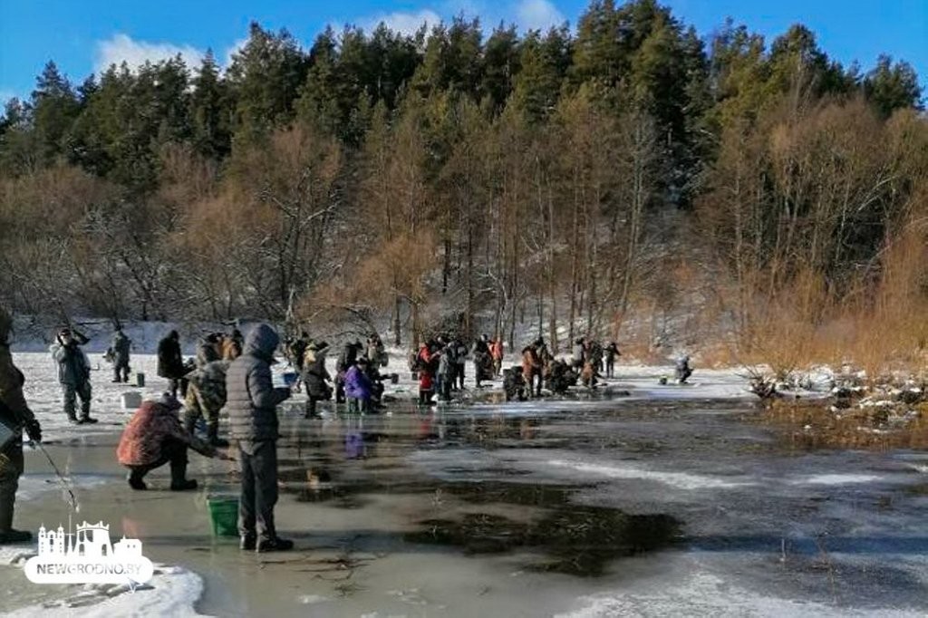 Оголодали? Толпы «рыбаков» снова выгребают рыбу из зимовального затона