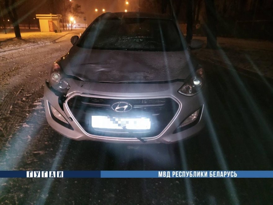 В Бресте на Жукова водитель «Хёндэ» сбил двух пешеходов