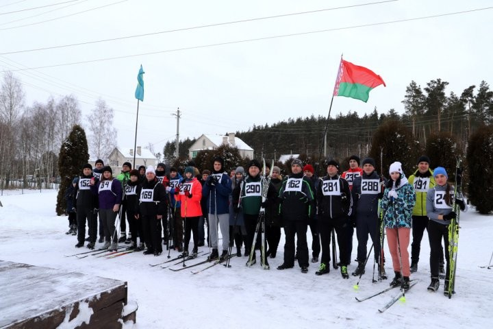 Состоялся Чемпионат по лыжному гонкам среди сотрудников Брестской таможни