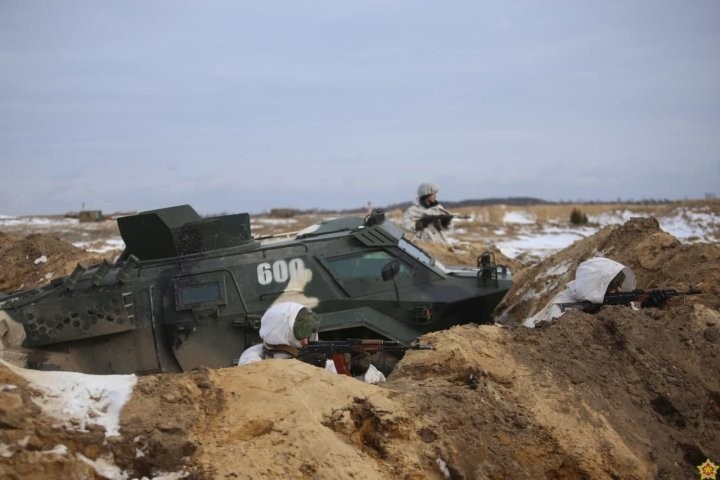 На полигоне под Брестом проходит слаживание белорусско-российского контингента