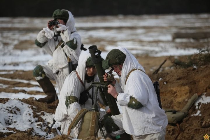 На полигоне под Брестом проходит слаживание белорусско-российского контингента