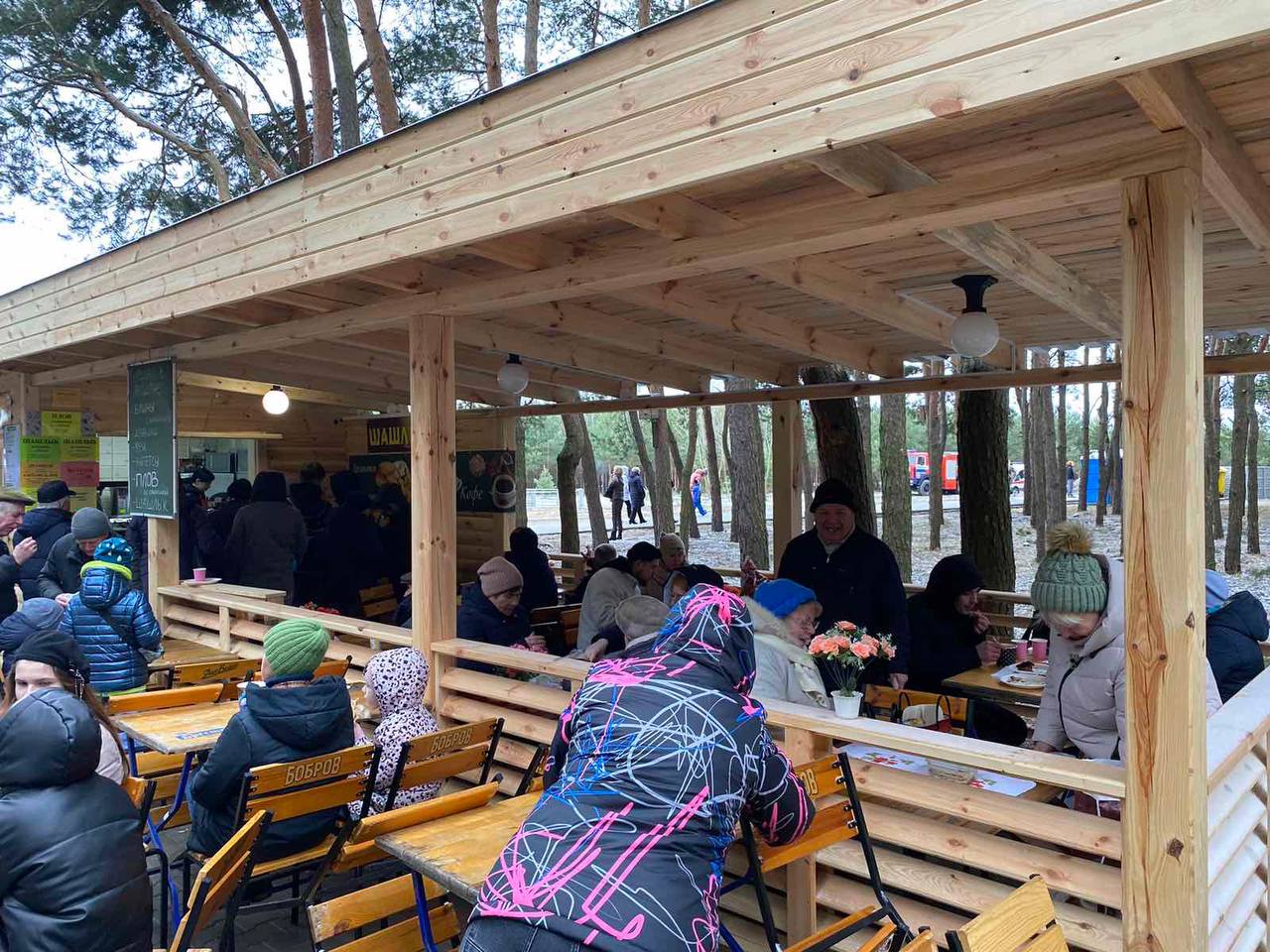 Масленичные гулянья проходят в парке Воинов-интернационалистов в Бресте