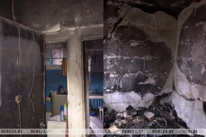 При пожаре в Белоозерске сотрудники РОЧС спасли девять человек, в том числе четыре ребенка