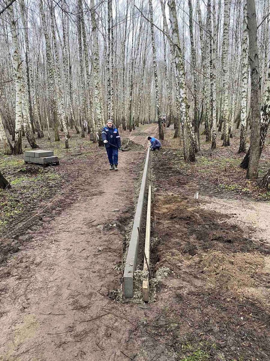 В Бресте продолжается реконструкция и благоустройство парка воинов-интернационалистов.