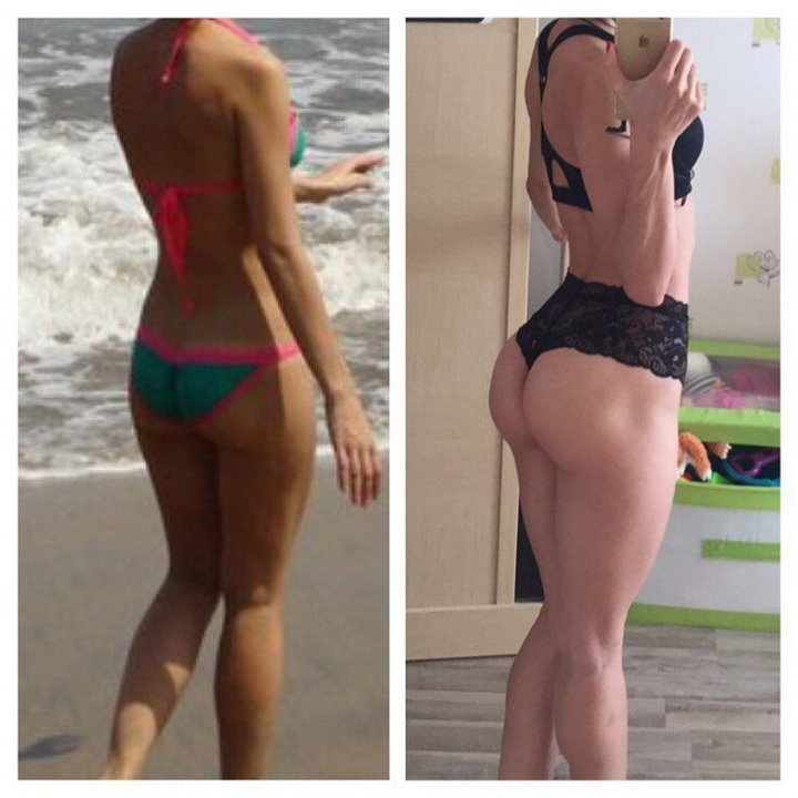 Наприседали — 13 фото девушек до и после того, как они начали заниматься спортом