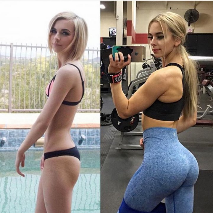 Наприседали — 13 фото девушек до и после того, как они начали заниматься спортом