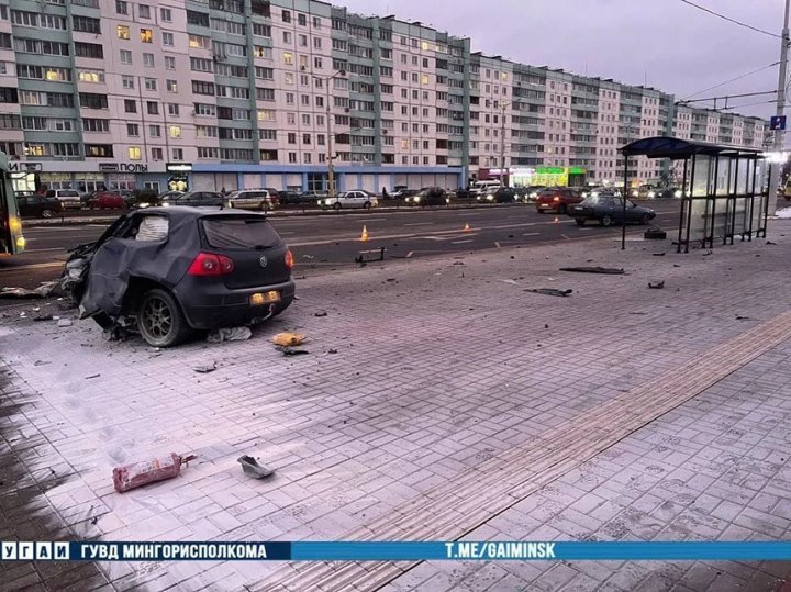 Страшное ДТП произошло в Минске. Водитель скончался на месте происшествия