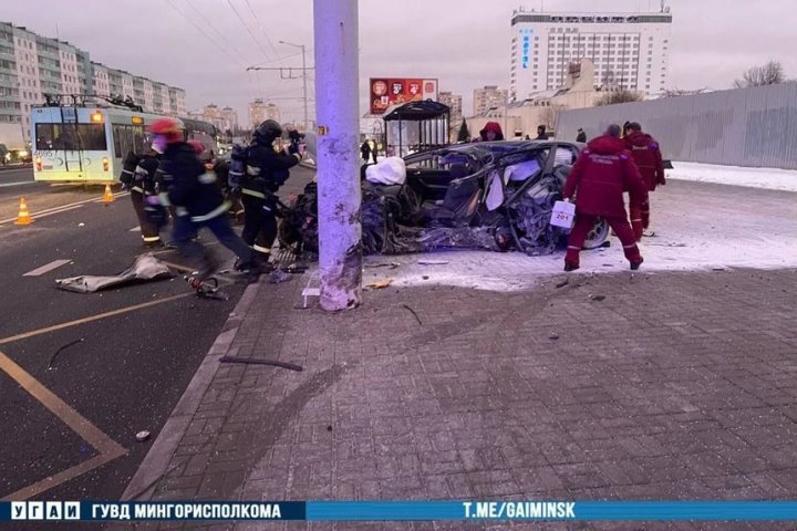 Страшное ДТП произошло в Минске. Водитель скончался на месте происшествия
