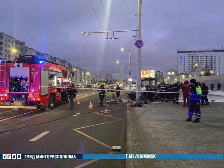 Страшное ДТП произошло в Минске. Водитель скончался на месте происшествия
