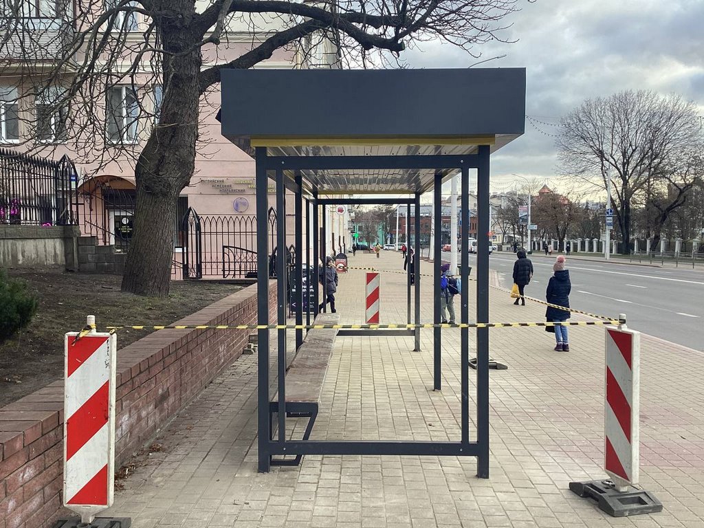 Новый остановочный пункт установлен на улице Ленина в Бресте