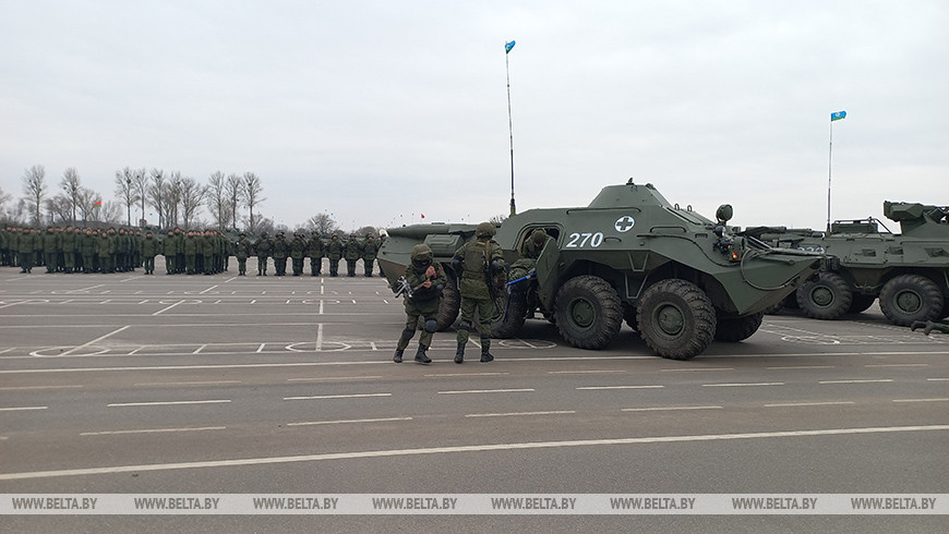 Новую технику получили военнослужащие 38-й Брестской десантно-штурмовой бригады