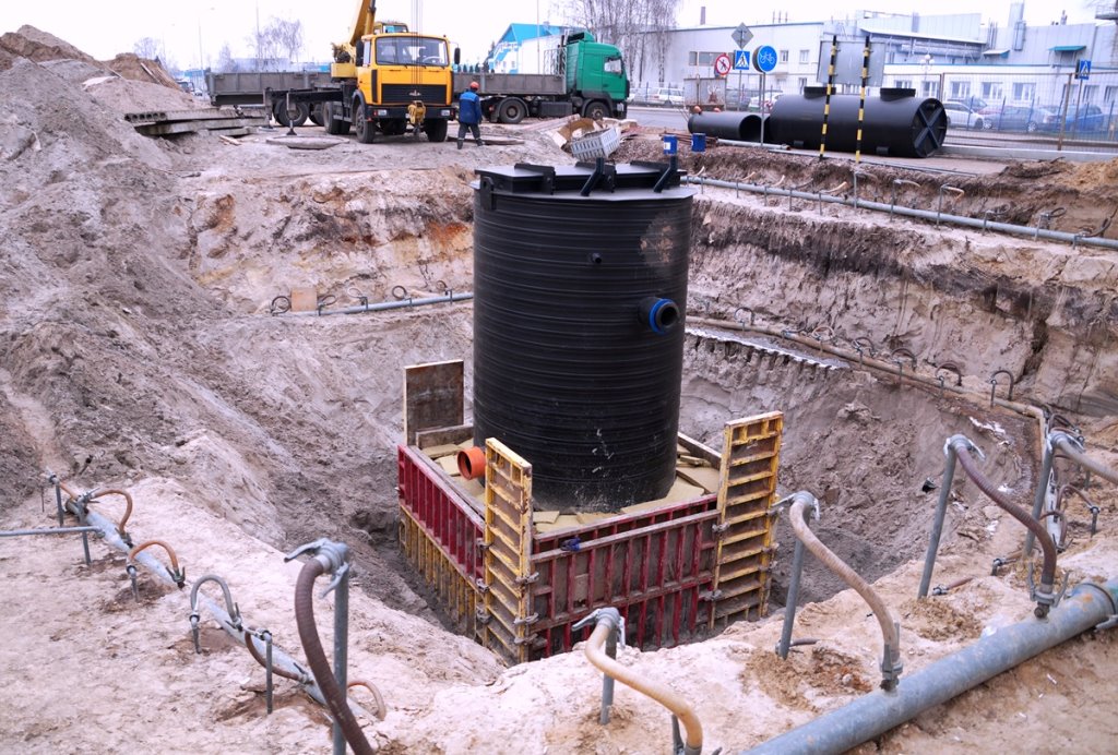 Новую парковку строят вдоль ул. Катин Бор в Бресте