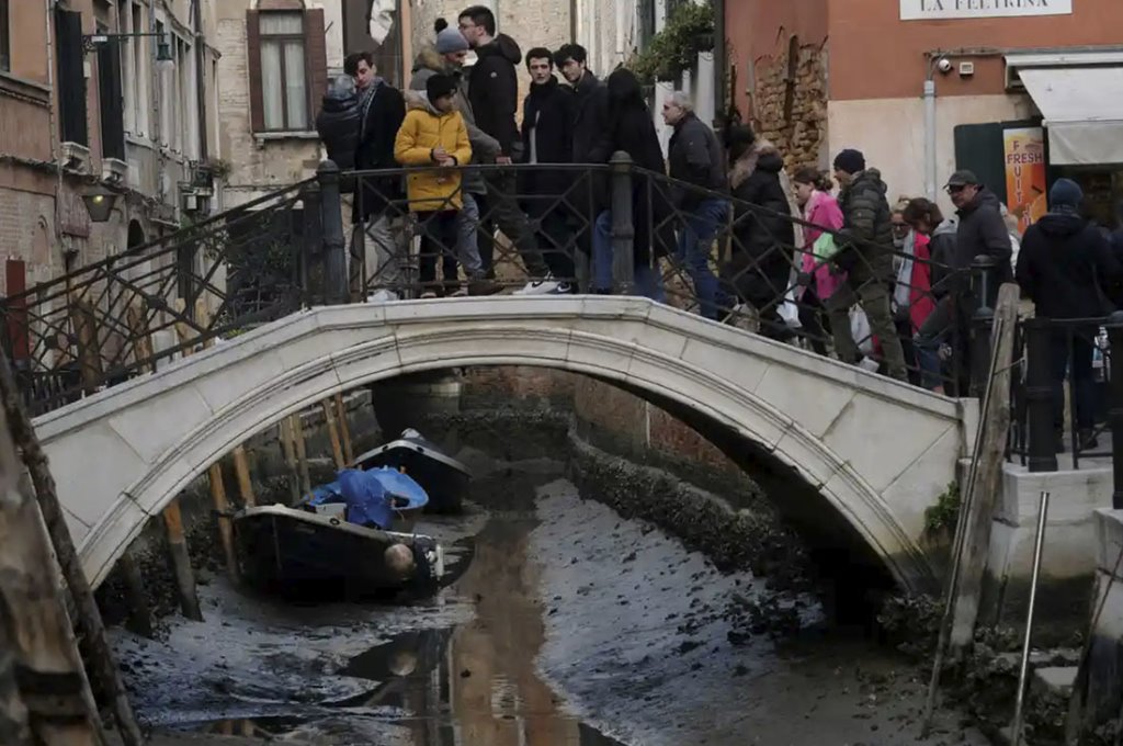 Фотофакт. Венеция вот-вот пересохнет