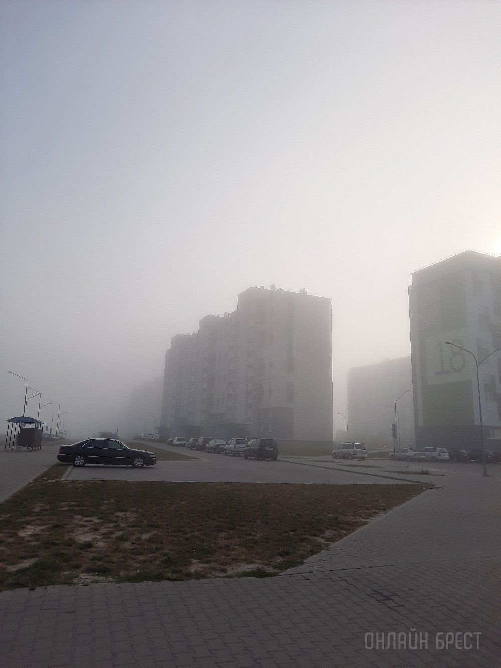 Читатель: Город в тумане. Таким было сегодняшнее утро в Бресте