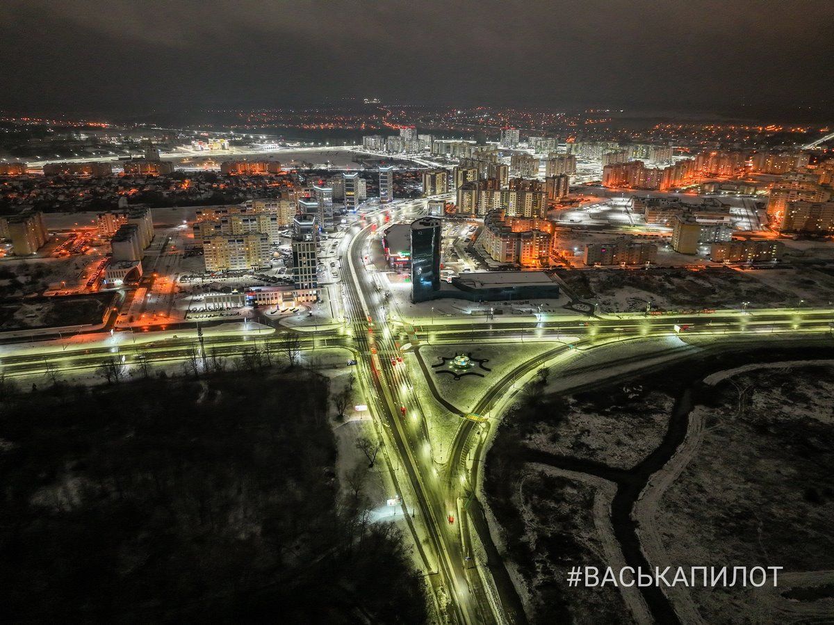 Зимний Брест с высоты. Эти фотографии были сделаны прошедшей ночью
