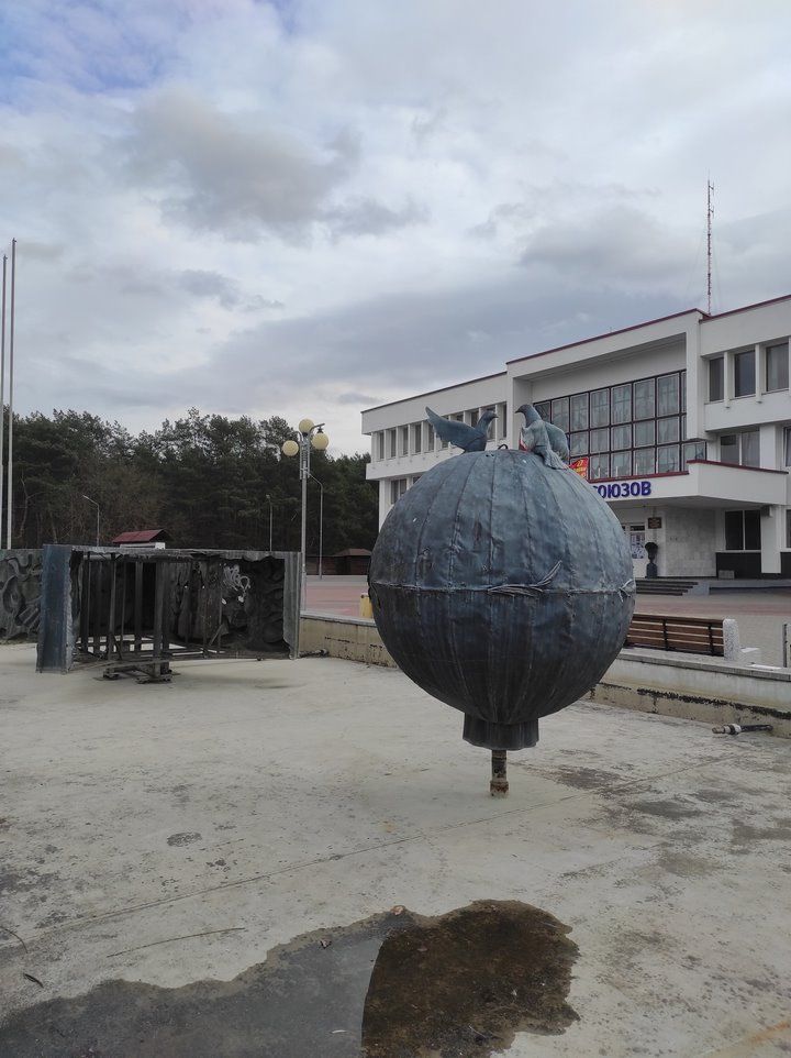 Многострадальный фонтан у Дворца культуры профсоюзов в Бресте