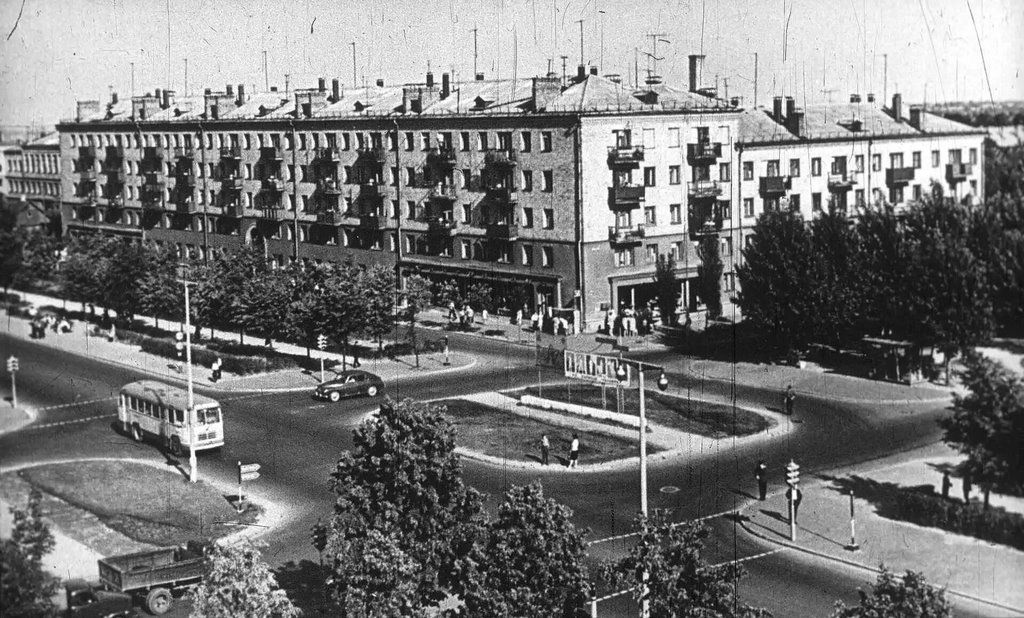 Улица Московская (сегодня проспект Машерова). Брест, 1966-67 гг.