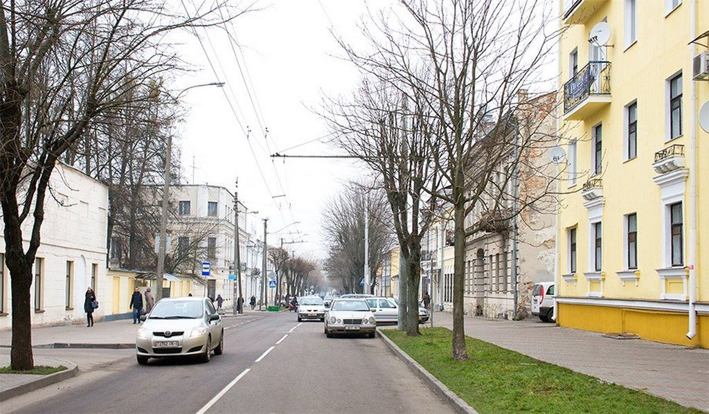 Как было раньше: Брест, вид с угла улицы Советских Пограничников и проспекта Машерова