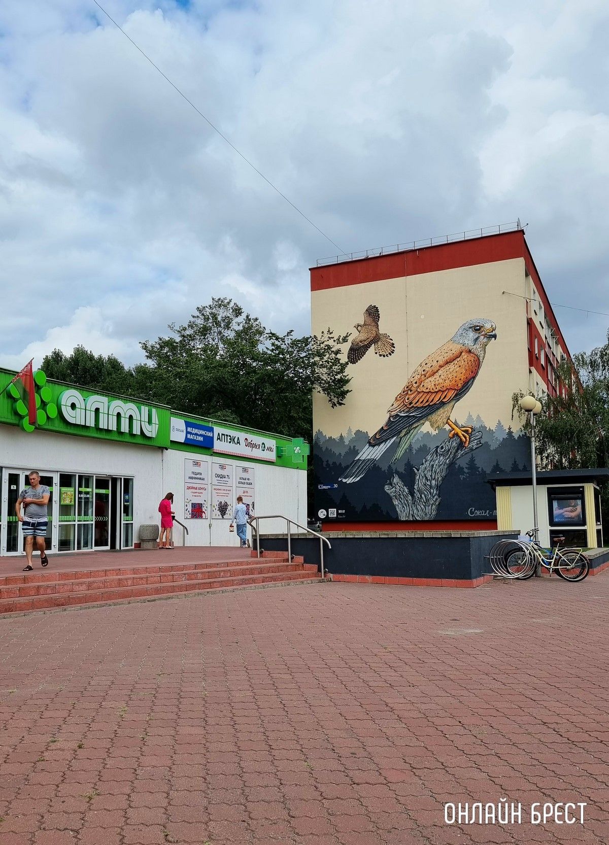 Читатель: Красивый мурал в Бресте