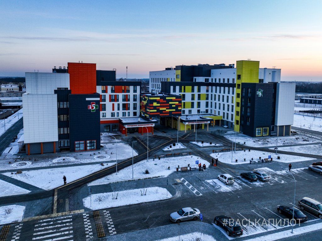 Посмотрите, как выглядит медицинский центр в Бресте с высоты