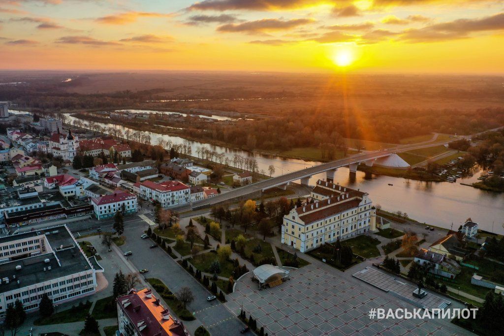 ВаськаПилот показал, как выглядит Пинск с высоты