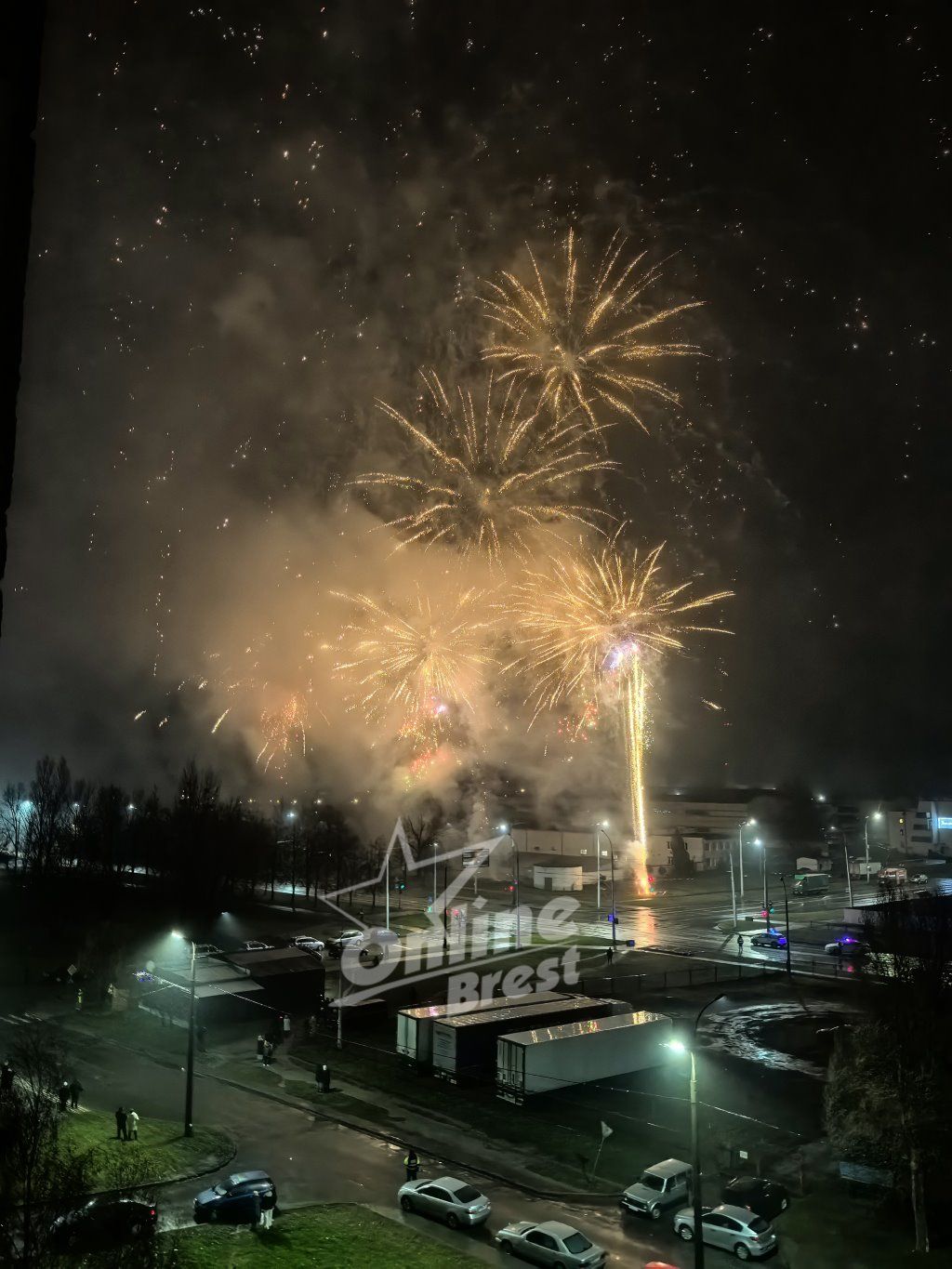 Читательница: Посмотрите, какой крутой фейерверк был сегодня в Бресте возле «Виктории»