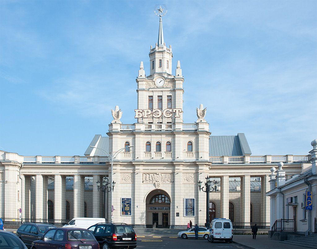 Как было раньше: железнодорожный вокзал в Бресте