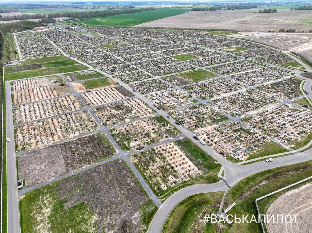 Кладбище «Северное» возле Бреста. Фото и видео с высоты