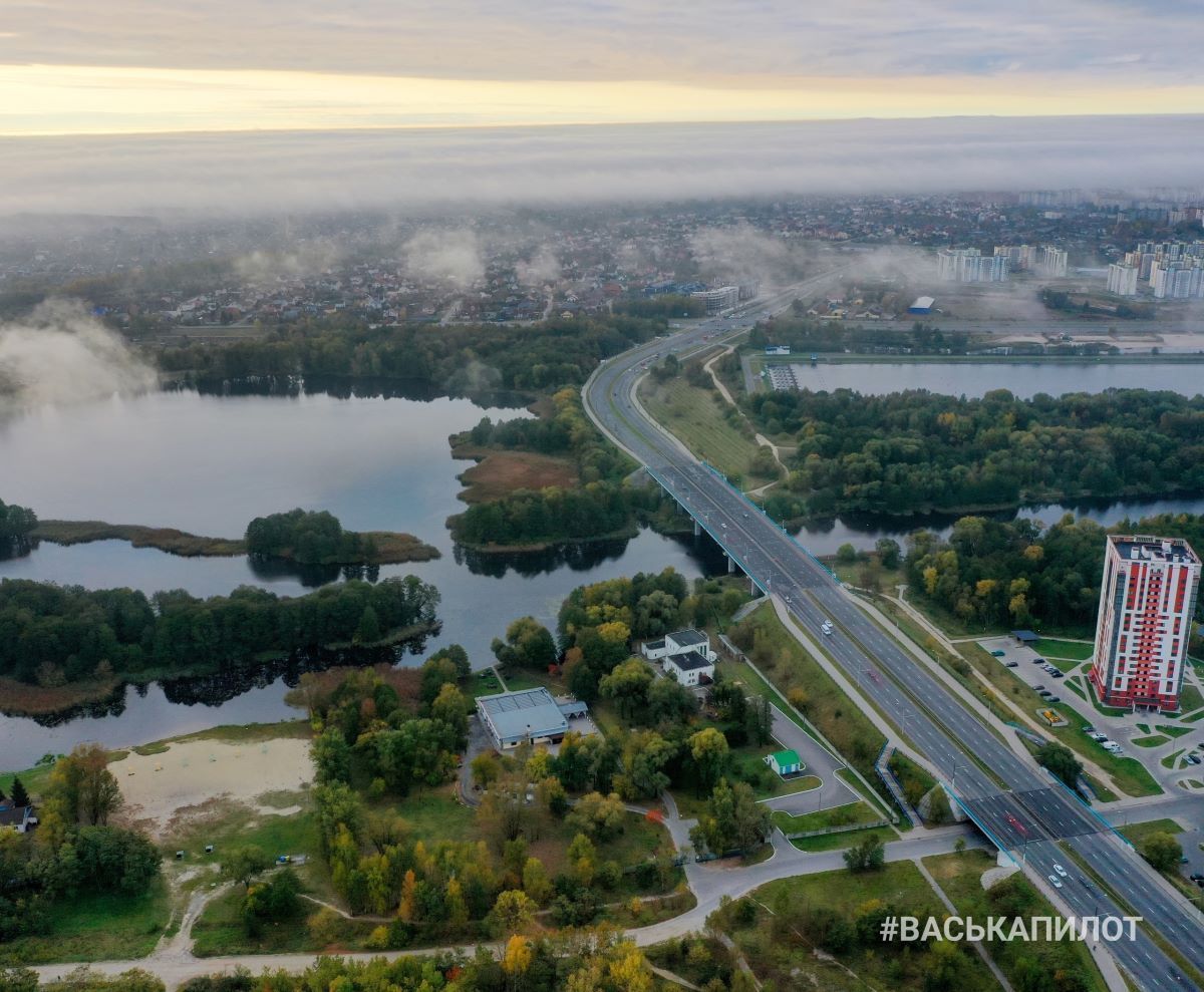 Посмотрите на осенний Брест с высоты