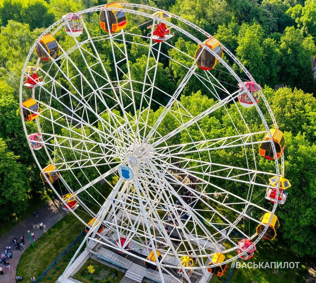 Как выглядит с высоты брестский парк культуры и отдыха