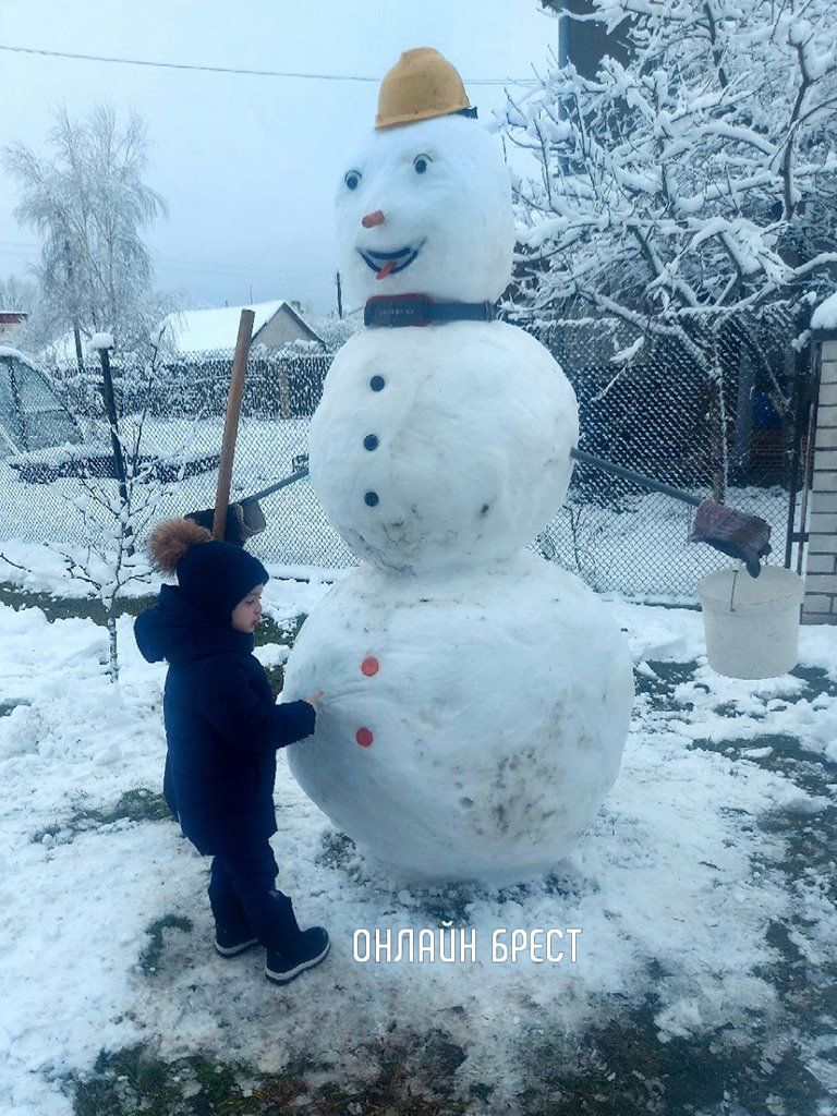 Снеговики от наших читателей