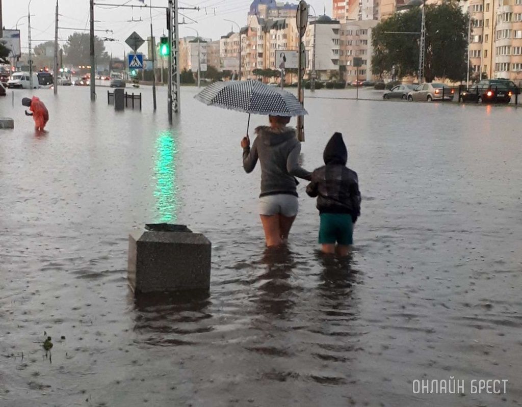 Помните, как в 2018 году затопило Брест?