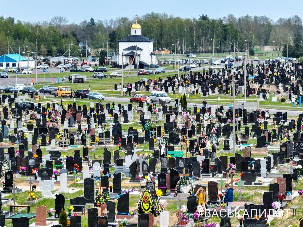 Кладбище «Северное» возле Бреста. Фото и видео с высоты